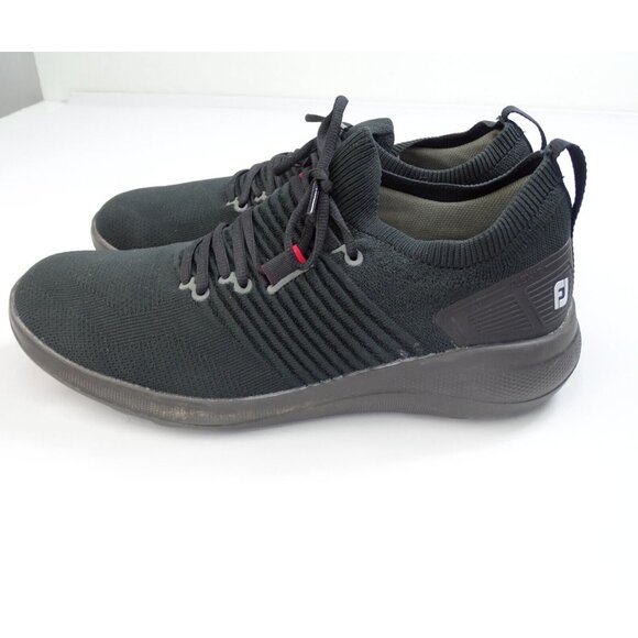 FootJoy Men's FJ Flex XP Golf Shoe, Black 11.5 M Shoes Spikeless 56721 - Picture 4 of 6